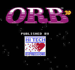 ORB 3D title screen for NES